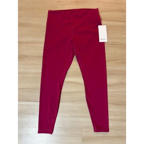 NWT Lululemon Wunder Train HR Tight 28" Size 14 Magenta Smoke $98 MSRP - Picture 3 of 4